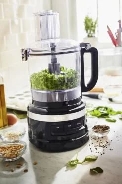 Køkkenmaskiner<KitchenAid 7 Cup foodprocessor mat sort