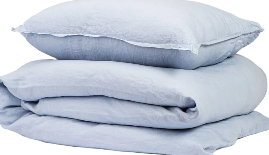 Sengetøj & Lagner<Magasin du Nord Collection 100% linen col. blue blizzard Kentucky blue