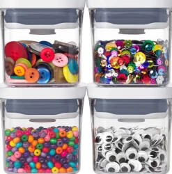 Opbevaring<OXO 4 stk. Mini POP Container sæt