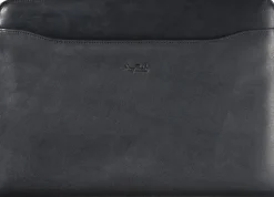 Kontorartikler<Tony Perotti A4 Folder with zipper Black