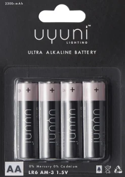 Elektronik|Elektriske Julelys<Uyuni AA Battery, 1,5V, 2300mAh - 4 pack