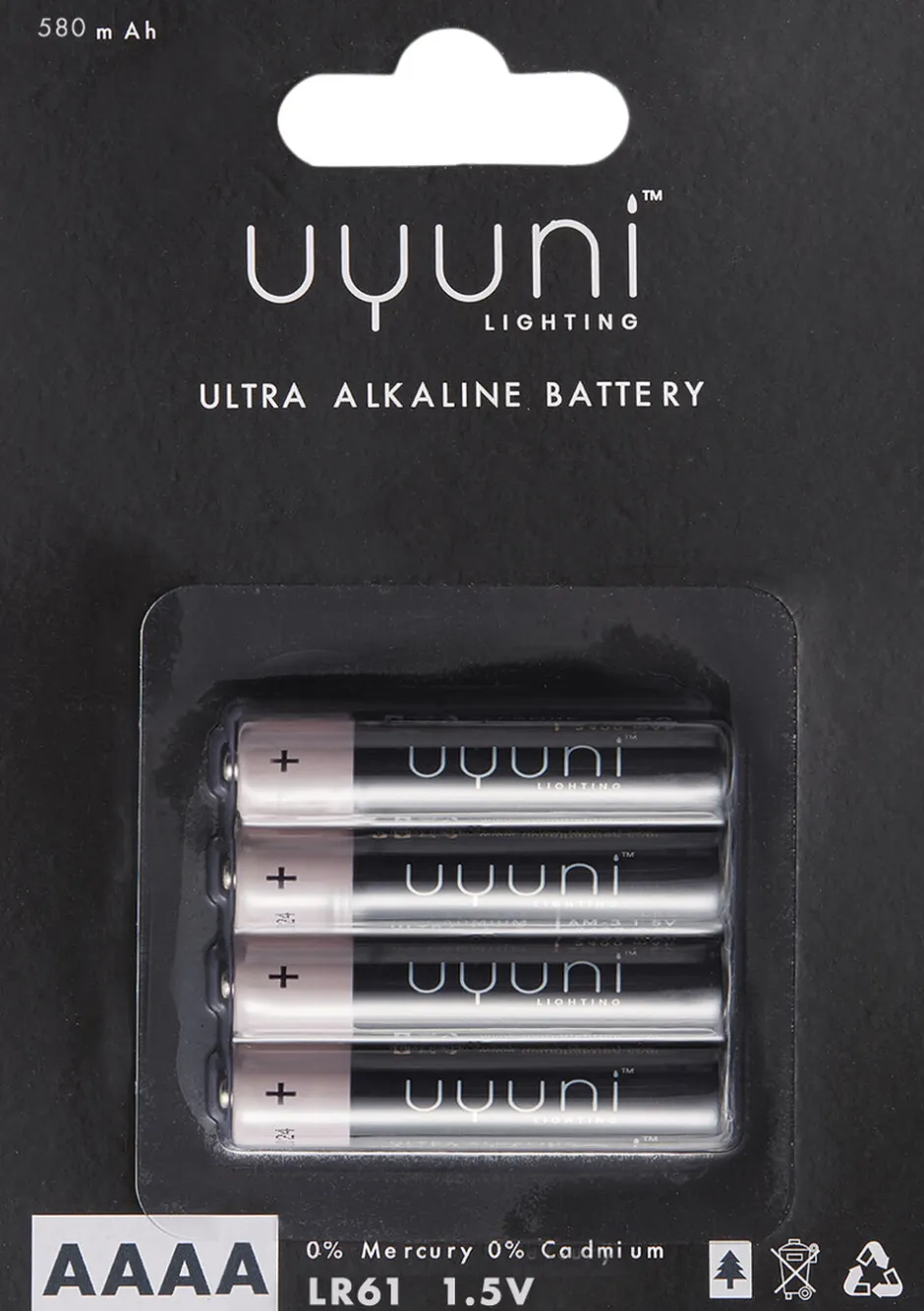 Elektronik|Elektriske Julelys<Uyuni AAAA Battery, 1,5V, 580mAh - 4 pack