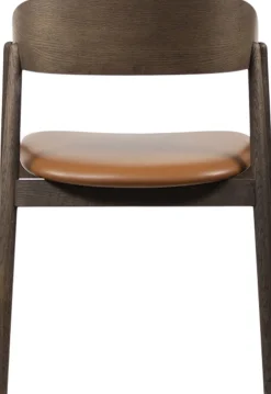 Møbler<Andersen - Furniture AC2 armchair, Smoked oak, Leather Cognac