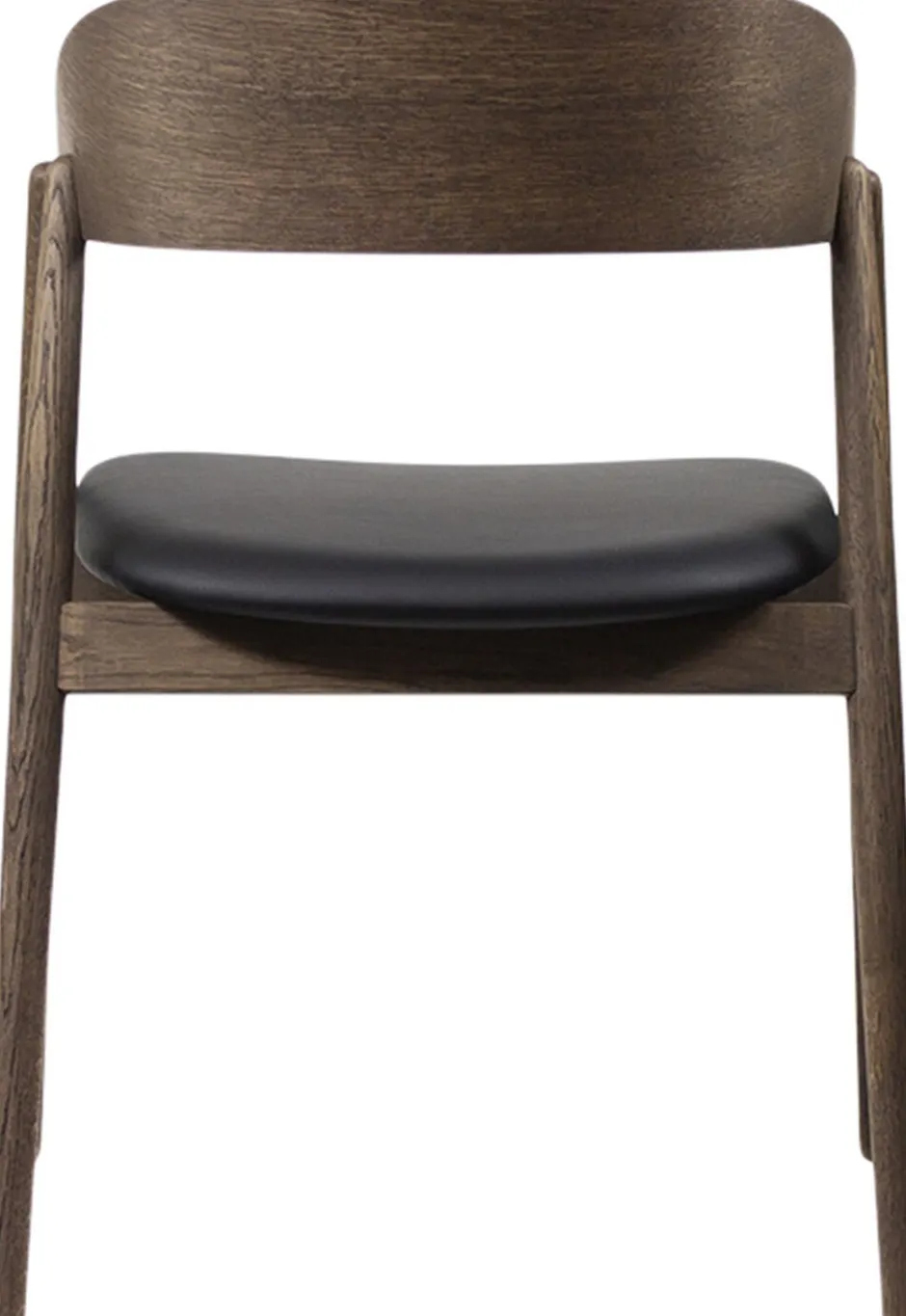 Møbler<Andersen - Furniture AC2 armchair, Smoked oak, Leather Black