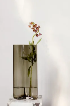 Vaser & Urtepotteskjulere<Audo Copenhagen Aer Vase, 49, Smoke