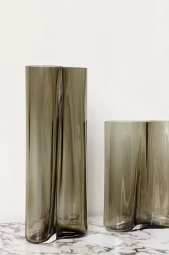 Vaser & Urtepotteskjulere<Audo Copenhagen Aer Vase, 49, Smoke