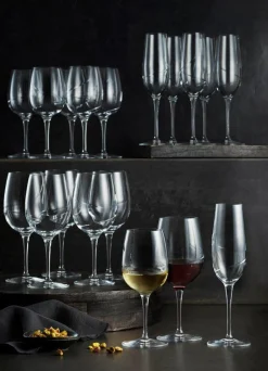 Glas<Luigi Bormioli Aero rødvin 36,5 cl. 6 stk.