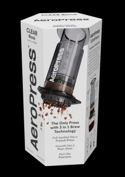 Kaffe & Te<Aeropress Clear Colors Black Coffee Press