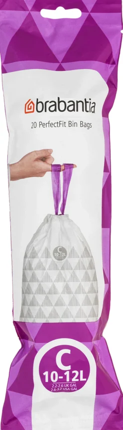 Badeværelsestilbehør|Skraldespande<Brabantia Affaldspose 12 ltr. 20 stk.
