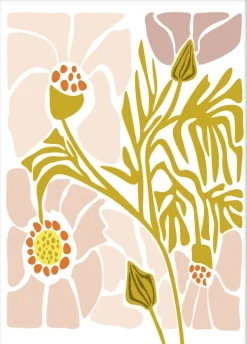 Plakater & Rammer<Poster & Frame Affordable Art Prints x Annick - Soft Pink Flower Flerfarvet