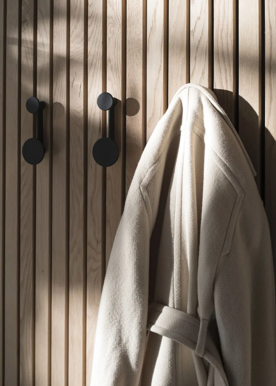 Knager & Knagerækker<Audo Copenhagen Afteroom Coat Hanger, Small, Black