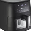 Køkkenmaskiner<Holm Airfryer m/vindue 1650 watt 6,5 liter Mat sort