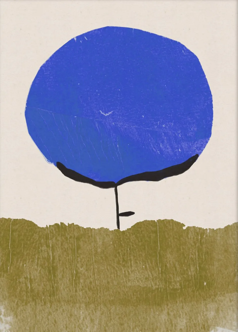 Plakater & Rammer<Poster & Frame Alisa Galitsyna - Blue Flower Flerfarvet