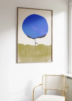 Plakater & Rammer<Poster & Frame Alisa Galitsyna - Blue Flower Flerfarvet
