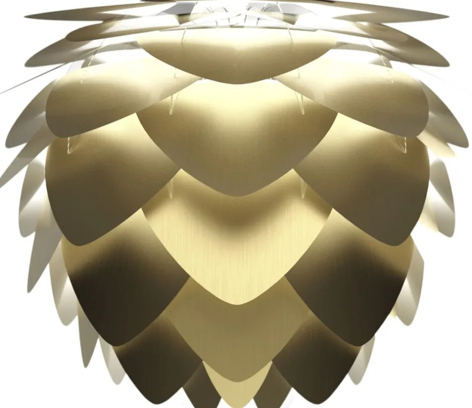 Lampeskærme<UMAGE Aluvia Medium Brushed brass