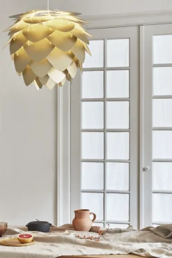 Lampeskærme<UMAGE Aluvia Medium Brushed brass