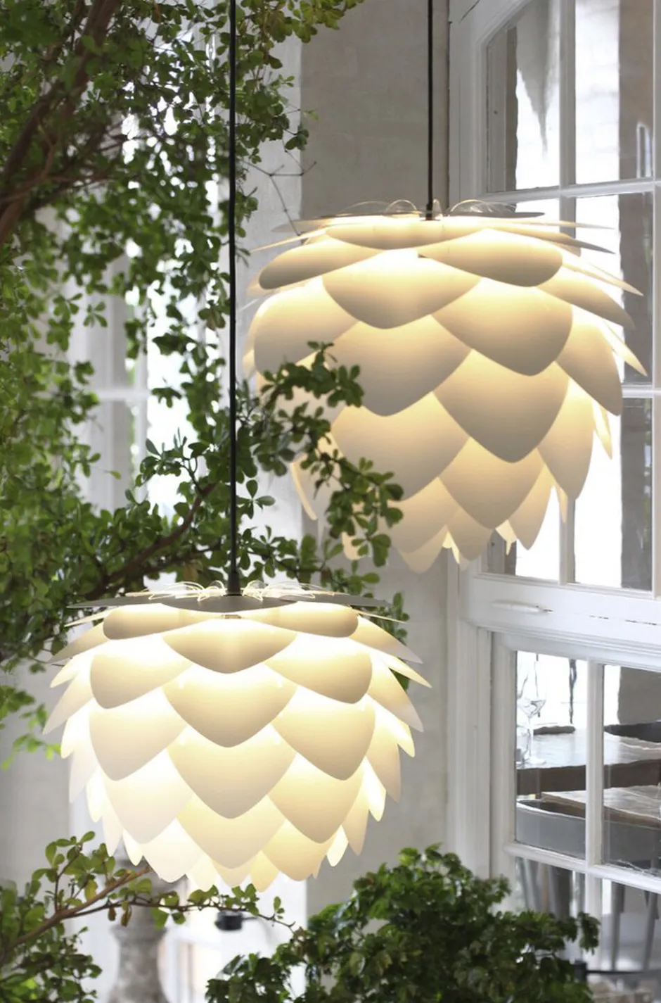 Lampeskærme<UMAGE Aluvia Medium Pearl