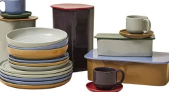 Tallerkener<Hübsch Amare Frokosttallerken Lyseblå