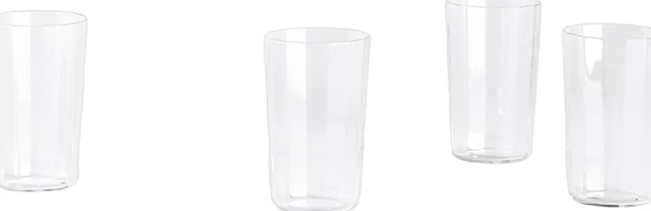 Glas<Hay Angle Glass-Set of 4 Medium H10-Clear