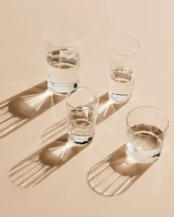 Glas<Hay Angle Glass-Set of 4 Medium H10-Clear