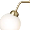 Væglamper<Nuura Apiales Wall Hard-wired, brushed brass / opal