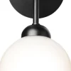 Væglamper<Nuura Apiales Wall, satin black / opal