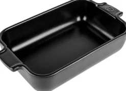 Skåle & Fade<Peugeot Appolia ovnfad rektangulært 22 cm sort satin