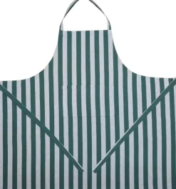 Tekstiler Til Køkkenet<Magasin du Nord Collection Apron 105x100 cm Birk - Stripe dark green