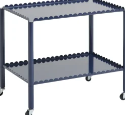 Møbler<Hay Arcs Trolley Low-Steel blue