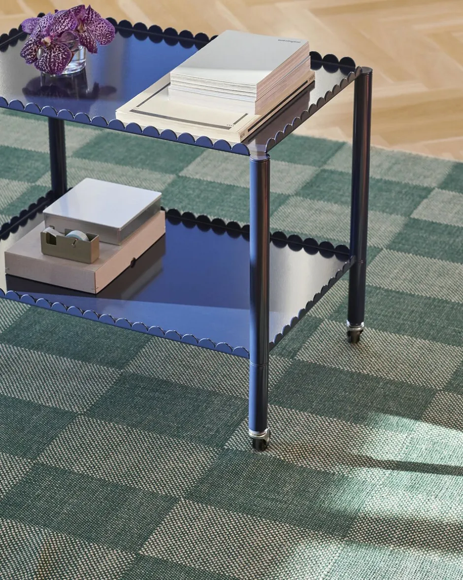 Møbler<Hay Arcs Trolley Low-Steel blue