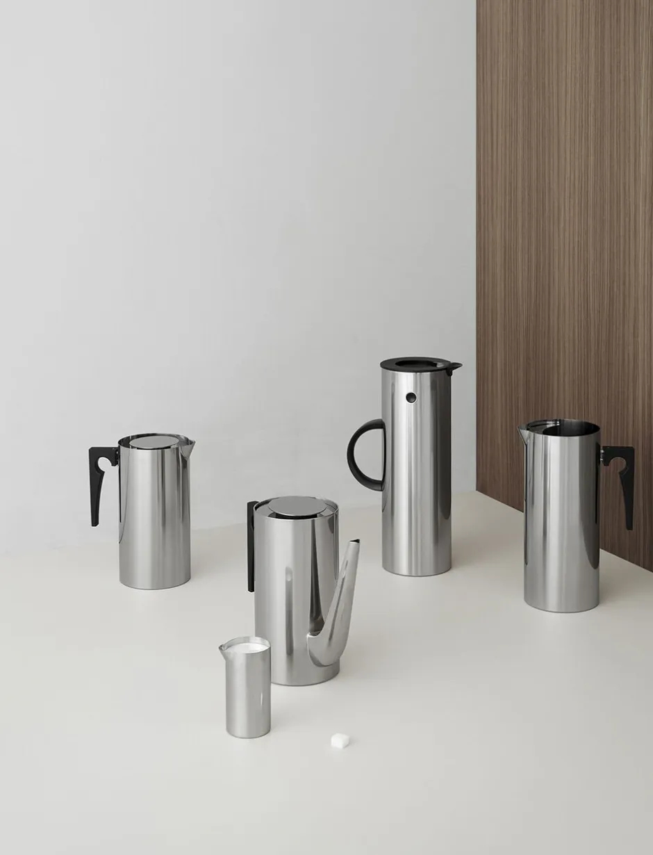 Karafler & Kander<Stelton Arne Jacobsen serveringskande 2 l, steel