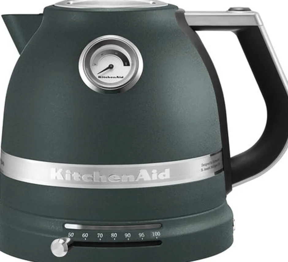 Køkkenmaskiner<KitchenAid Artisan elkedel creme 1,5 liter Pebble palm