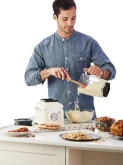 Køkkenmaskiner<KitchenAid Artisan K400 blender. 1,4 L Creme