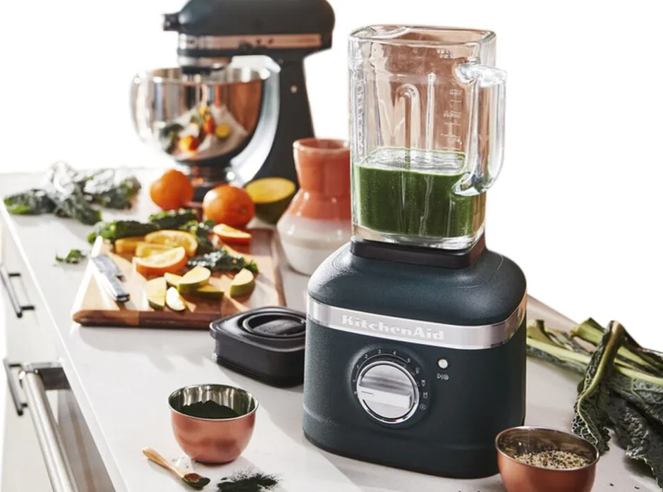 Køkkenmaskiner<KitchenAid Artisan K400 blender. 1,4 L Pebble palm