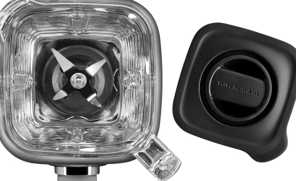 Køkkenmaskiner<KitchenAid Artisan K400 blender. 1,4 L Medalion silver