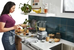 Køkkenmaskiner<KitchenAid Artisan K400 blender. 1,4 L Medalion silver