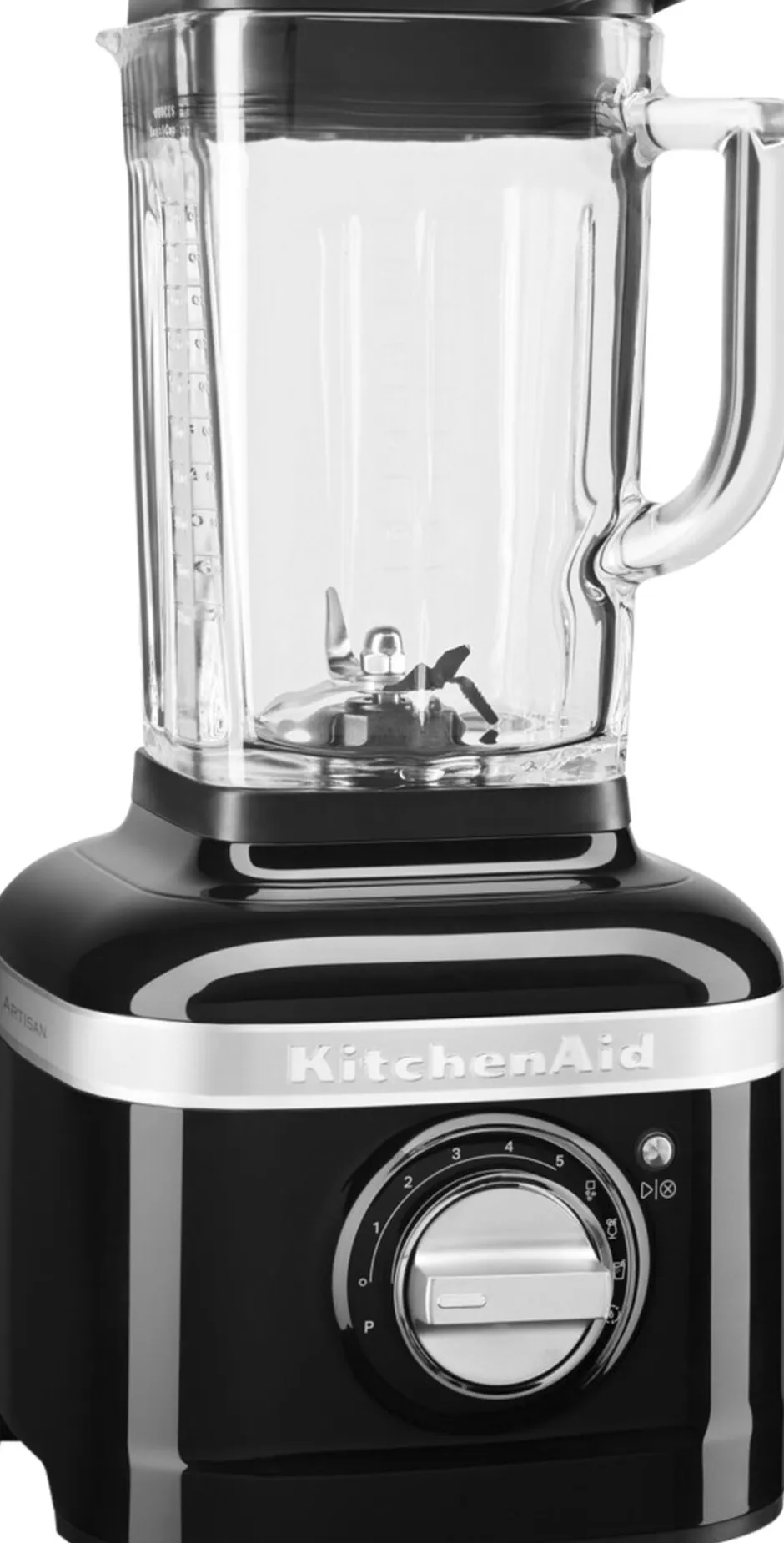 Køkkenmaskiner<KitchenAid Artisan K400 blender. 1,4 L Black