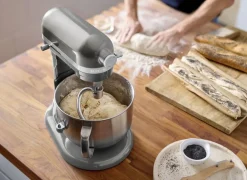 Køkkenmaskiner<KitchenAid Artisan røremaskine, 6,6 l Medalion silver