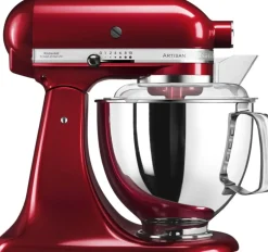 Køkkenmaskiner<KitchenAid Artisan røremaskine 4,8 l – inkl. ekstra tilbehør Red metallic