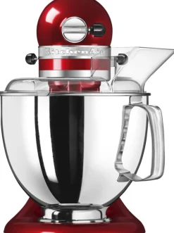 Køkkenmaskiner<KitchenAid Artisan røremaskine 4,8 l – inkl. ekstra tilbehør Red metallic