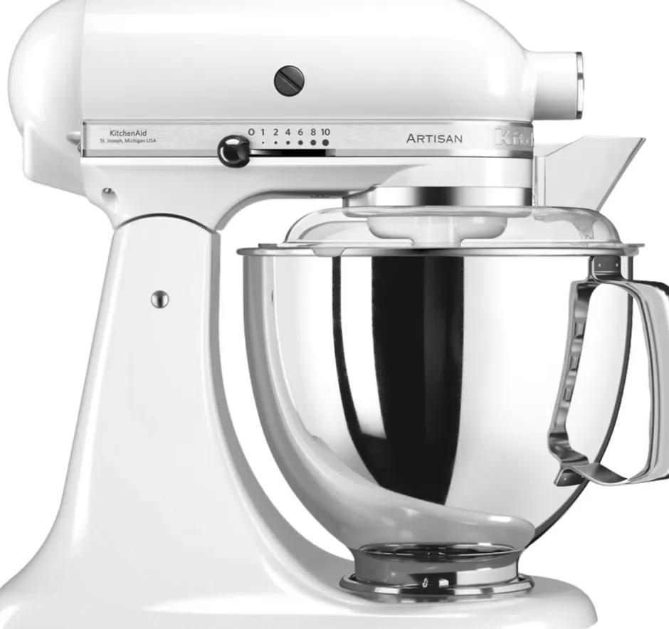 Køkkenmaskiner<KitchenAid Artisan røremaskine 4,8 l – inkl. ekstra tilbehør White
