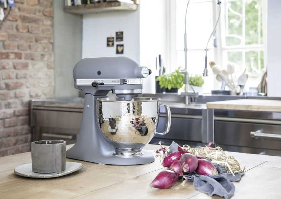 Køkkenmaskiner<KitchenAid Artisan standmixer vintage blue 4,8