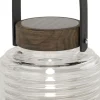 Lanterner<Sirius Aston Solar Krukke, Ø14xH16cm, Sort/Brun