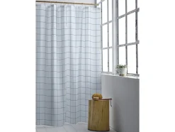 Badeforhæng<Södahl Badeforhæng 180x200 Vista Linen blue