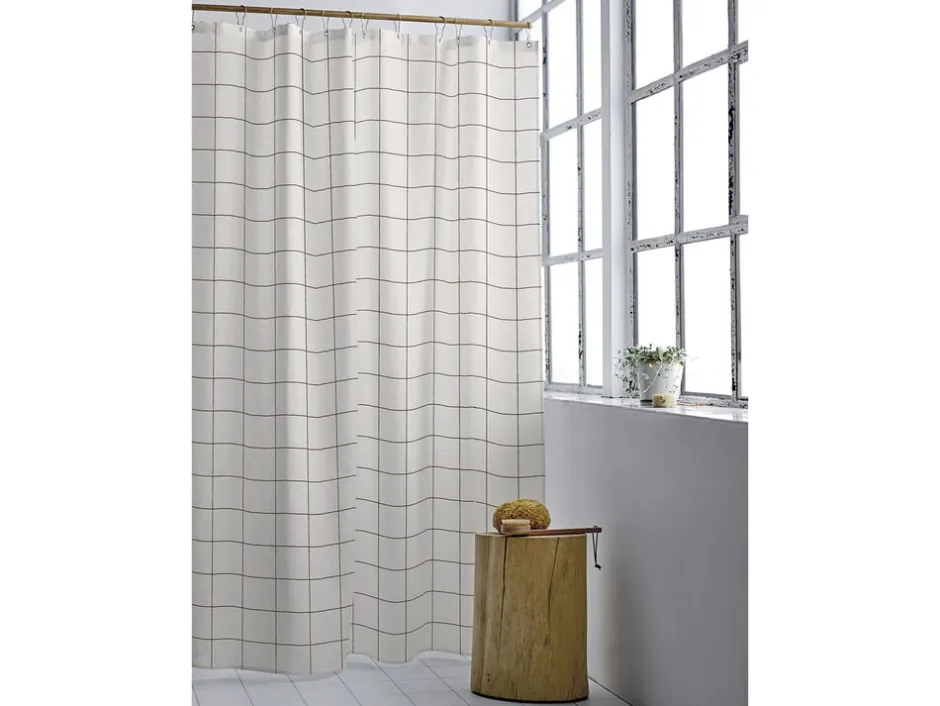 Badeforhæng<Södahl Badeforhæng 180x220 Vista Offwhite