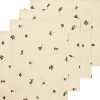 Juleservietter<Ferm Living Baies Napkins - Set of 4 - Natural/Dark Chocolate