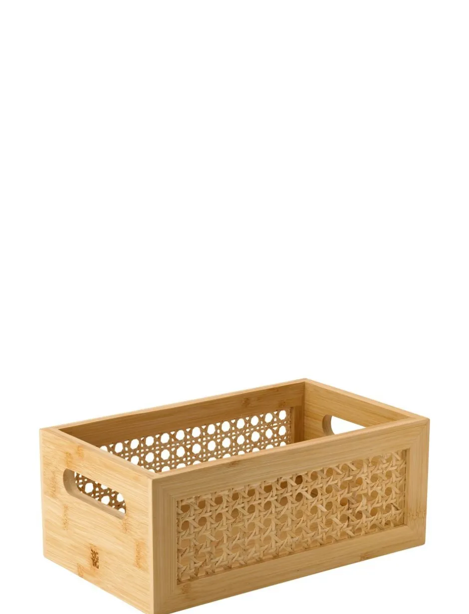 Opbevaring<RIG TIG BAMBOO BOX opbevaringskasse W 15 cm bamboo