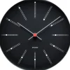 Ure & Vejrstationer<Arne Jacobsen Clocks Bankers Vægur Ø29 sort
