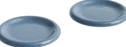 Tallerkener<Hay Barro Plate-Set of 2-Ø18-Dark blue