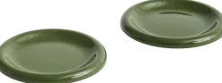 Tallerkener<Hay Barro Plate-Set of 2-Ø18-Green